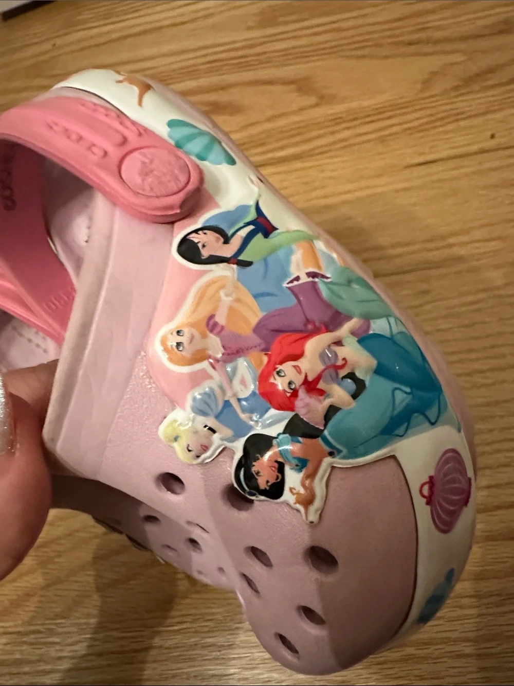 Girls' Pink Princess Clog Shoes - Kids